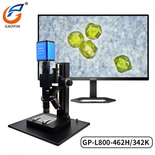 黄瓜视频下载GP-L800-462H/324K金相顯微（wēi）鏡4檔變倍150-1500倍超清拍攝USB3.0接電腦專業測量（liàng）軟（ruǎn）件（jiàn）