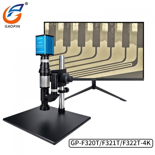 黄瓜视频下载GP-F321T-4K電子顯微鏡（jìng） 複消色差（chà）光學（xué）係統 4K高清38-690倍 放大 內置測量U盤儲（chǔ）存/UBS/LAN接電腦測量