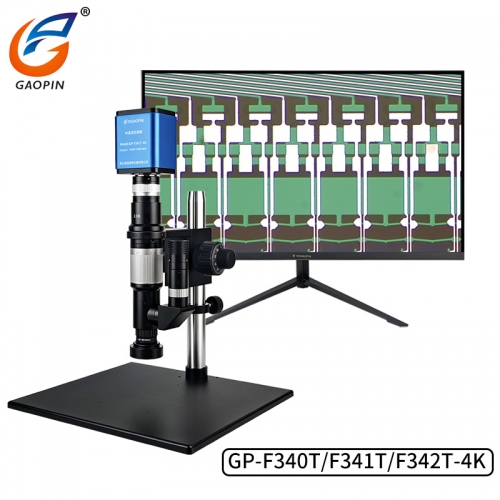 江蘇GAOPIN電子顯（xiǎn）微鏡GP-F421T-4K 複消色差（chà）光學（xué）係統 自動對（duì）焦 4K全高清 38-690倍（bèi）放大H型同軸光 拍照存儲/內置測量/接電腦